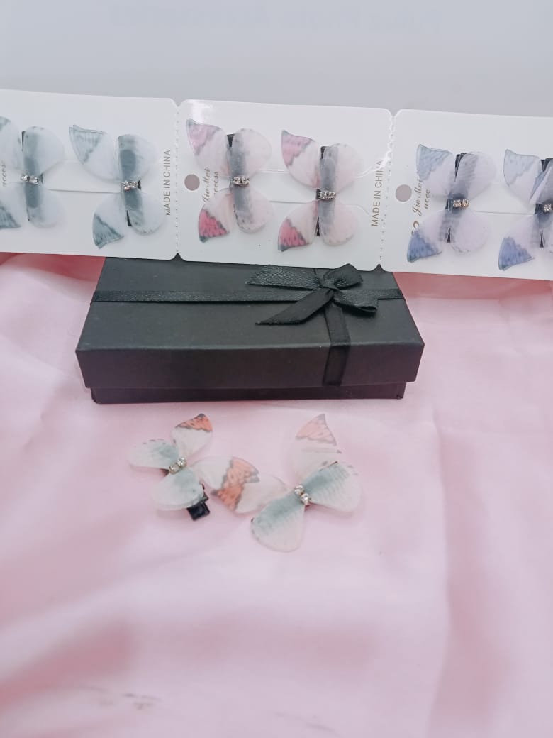 2024 Butterfly Hair Clips Cute Elegant Butterfly Hair Clip Plastic for Girls and Women Full Pack - Hair Accessories