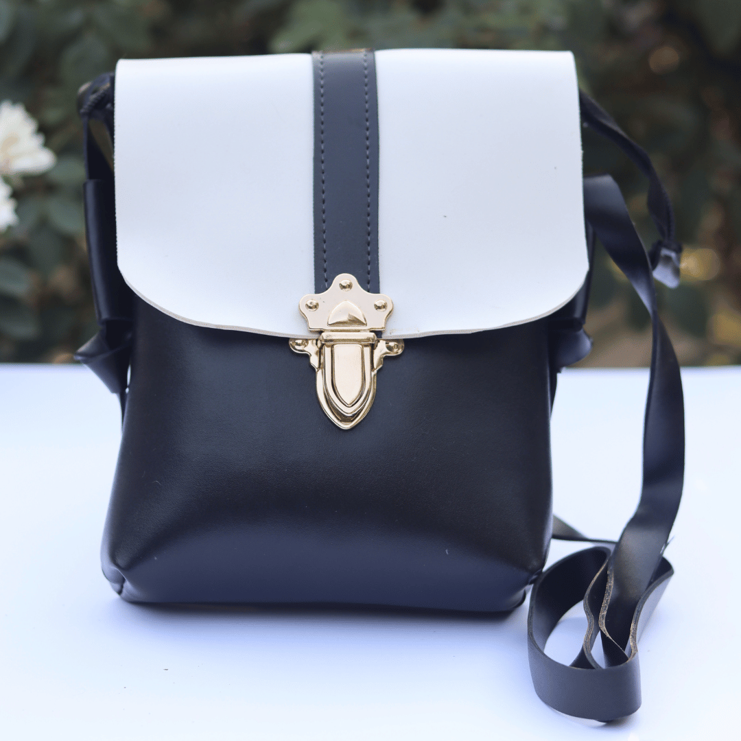 New Cute Casual Black Crossbody Bag For Girl's Fashion 