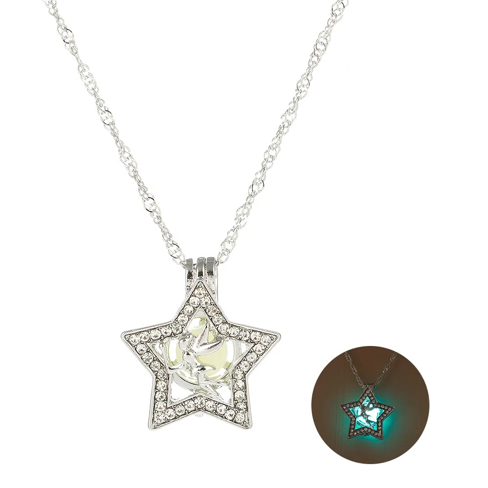 New Fashion Star Shape Glowing In Dark Exquisite Necklace For Men & Women