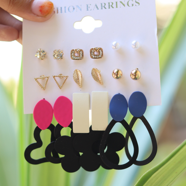Everyday Style Casual Earrings Set For Girls & Women 