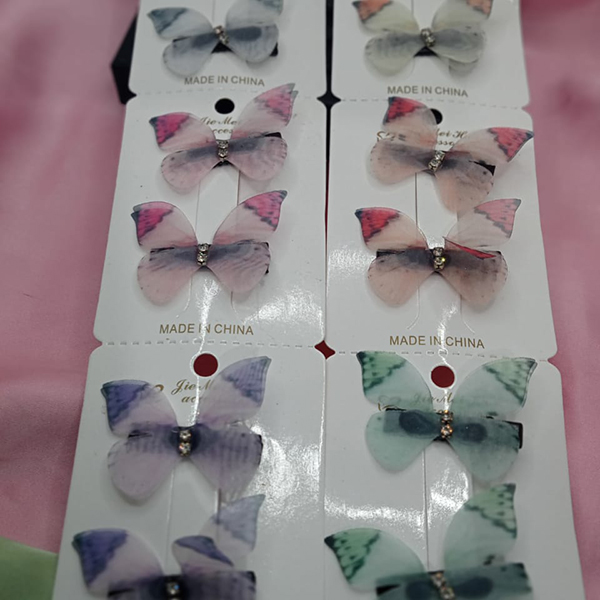 2024 Butterfly Hair Clips Cute Elegant Butterfly Hair Clip Plastic Accessories for Girls and Women Full Pack