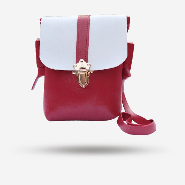 Classic Red Crossbody Girl's Bag For Everyday Use