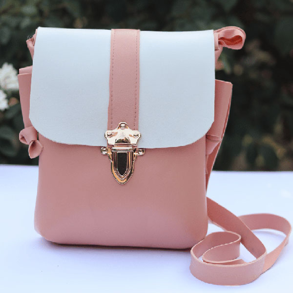 Fashionable Casual Pink Shoulder Bag For Teen Girls