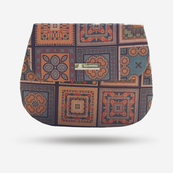 New Fashionable Printed Shoulder Bag For Women - Abstract Pattern 