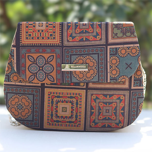New Fashionable Printed Shoulder Bag For Women - Abstract Pattern 