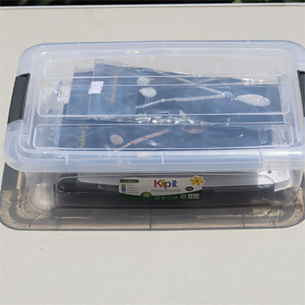 Stackable Transparent Plastic Storage Box For Preserving Precious Accessories