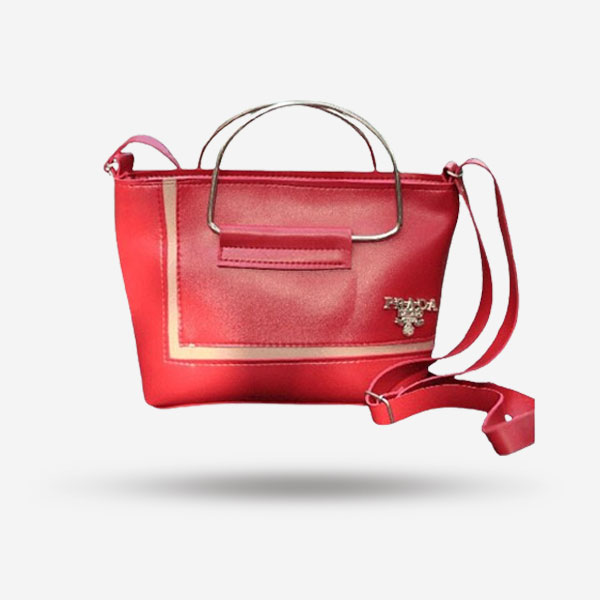 Stylish Trendy Smart Girls Red Hand Bag- Your Fashionable Companion